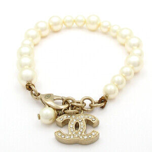 Chanel Coco Cream Gold Faux Pearl #339187C95B